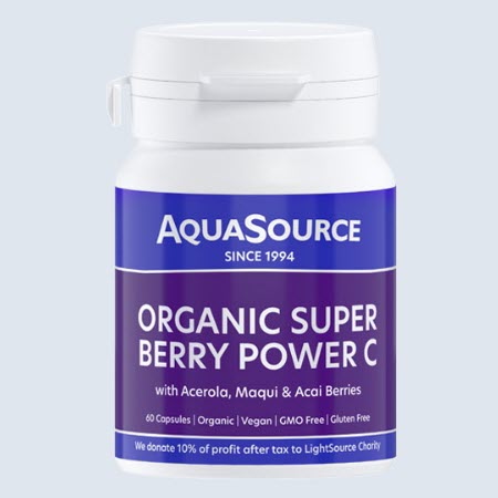 AquaSource Organic Super Berry Power C - 60 капсули