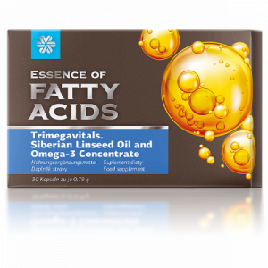 Essential Fatty Acids. Сибирски лен и Омега-3, 30 капсули
