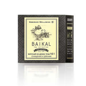 Фиточай от диви билки № 1 (Очистване и дренаж) - Baikal Tea Collection